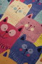 Conceptum Alfombra Cats - Colourful Multicolor 140 x 190 cm